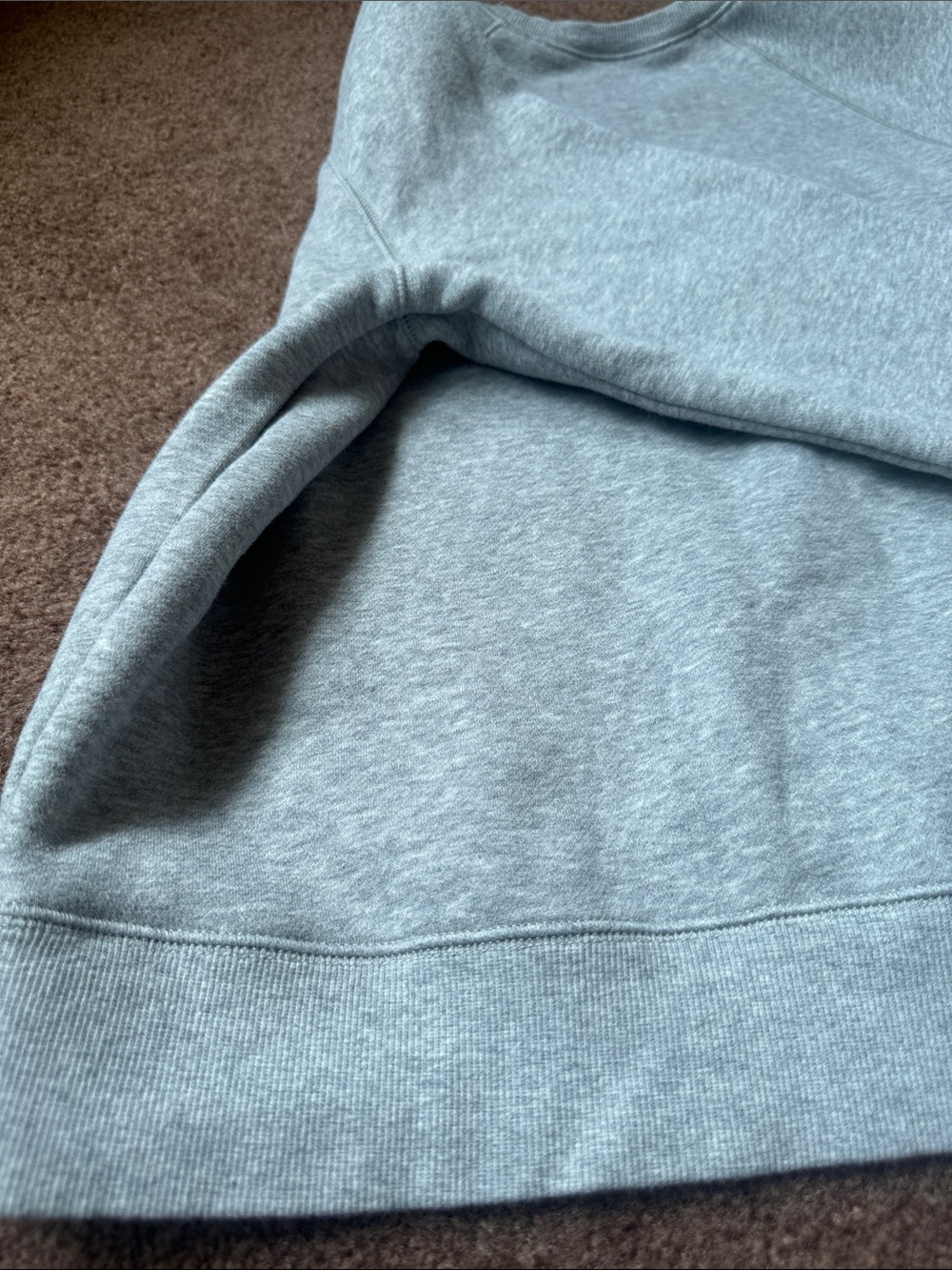 UGG Light Gray Fleece-Lined Crewneck Sweatshirt - Picture 6 of 7